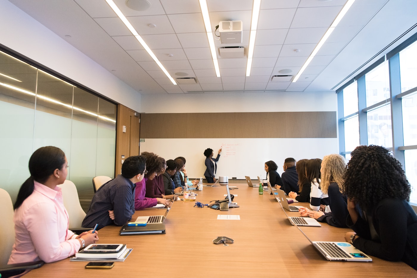 Gruppo di lavoro durante una sessione di formazione